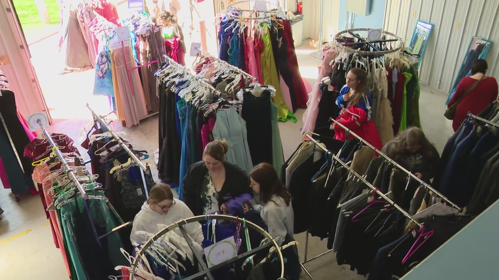 The Johnson County Public Library is making sure everyone going to the prom has the perfect dress or suit.