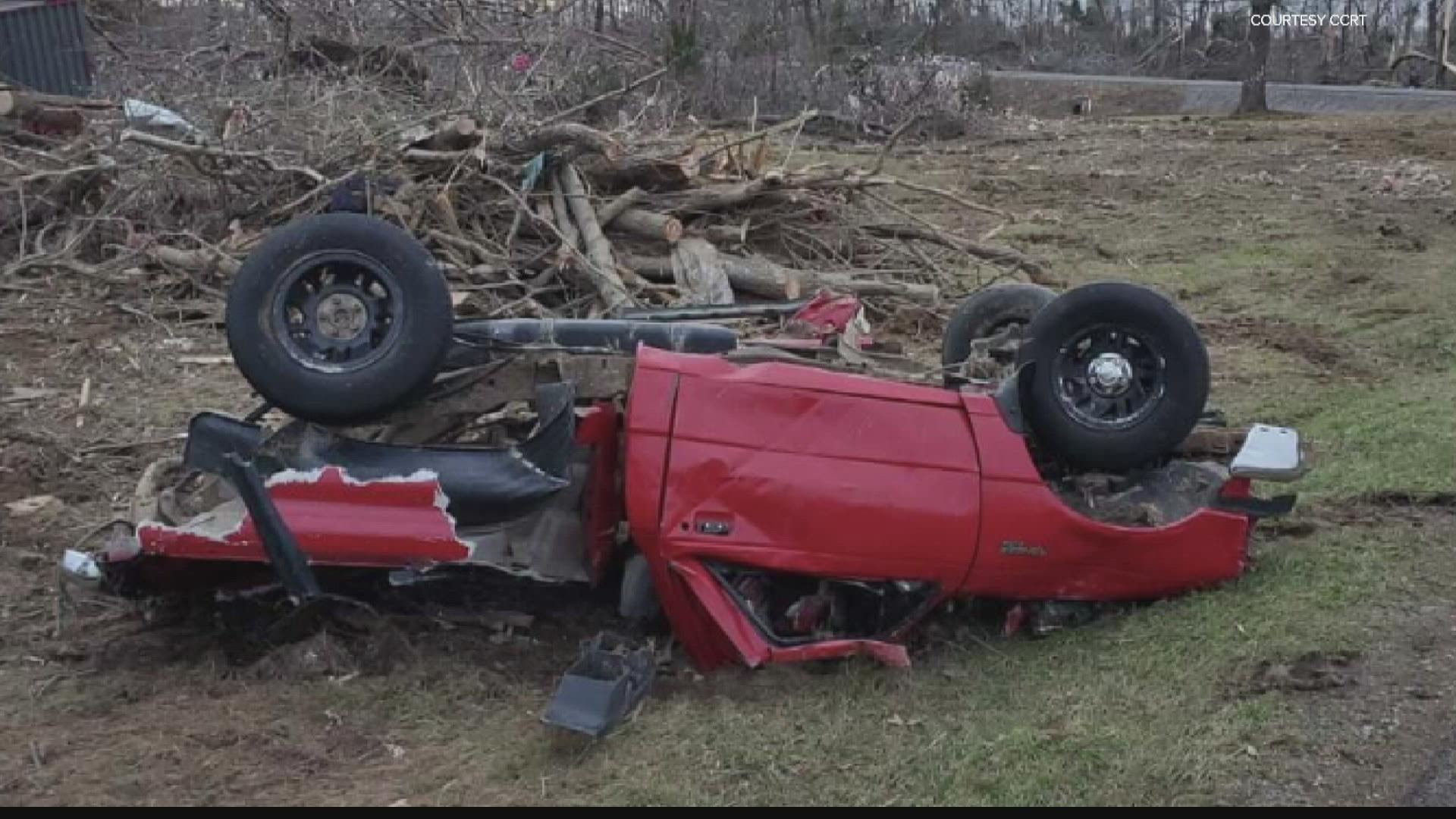 Deadly tornadoes wrecked the area on Dec. 10.