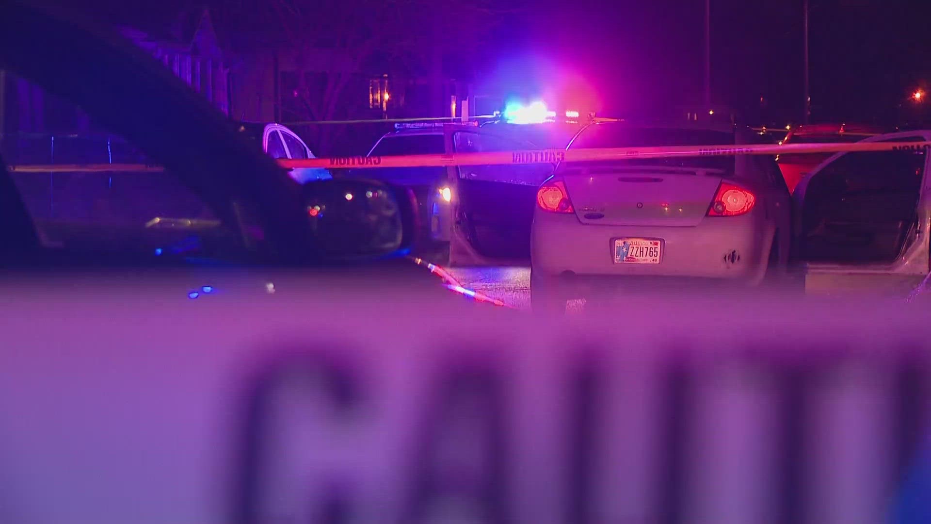 According to IMPD, around 10:15 p.m. Feb. 18, officers were called to the intersection of W. Roache Street and Rader Street on a report of shots fired in the area.