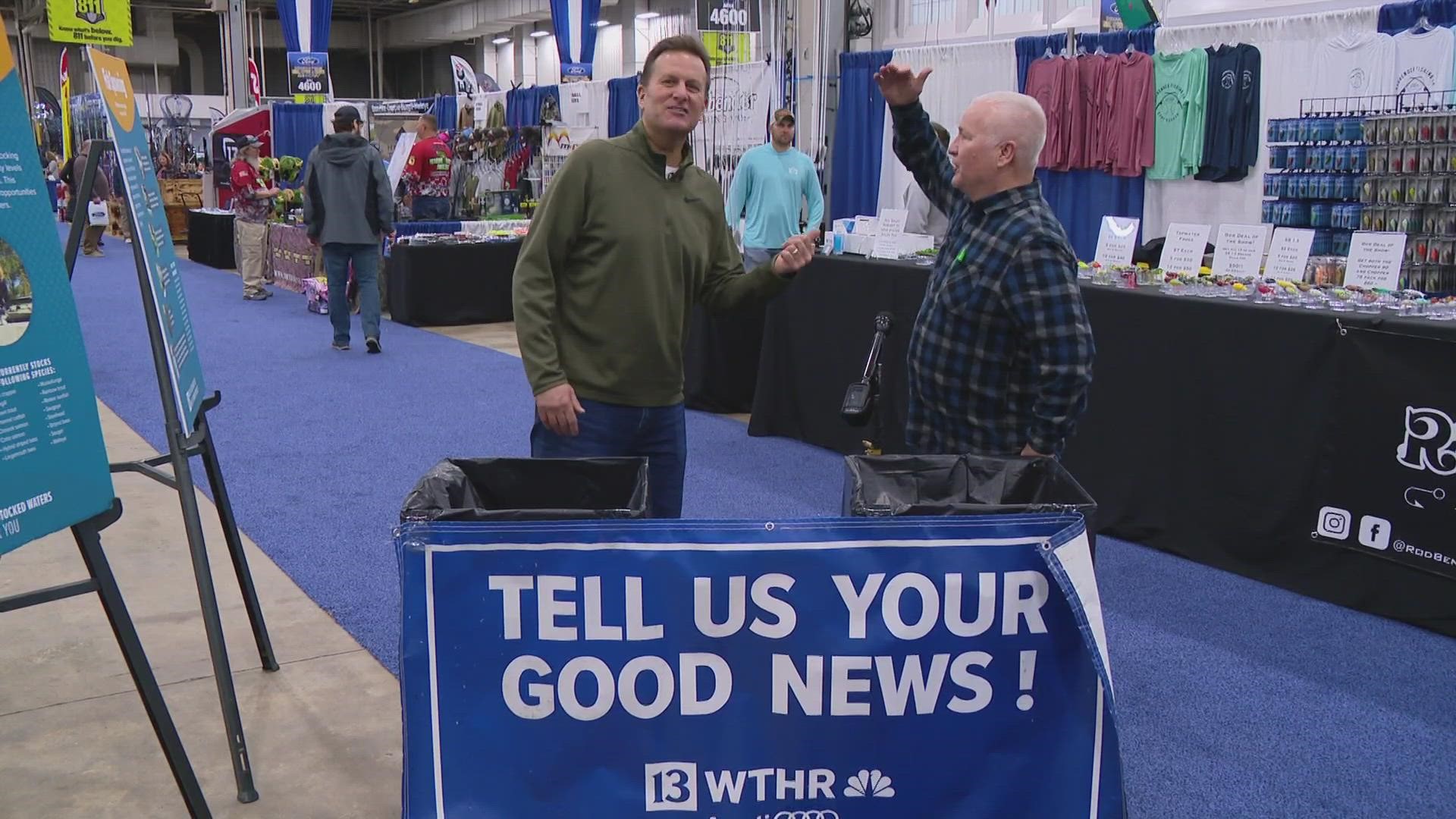 Dave Calabro made his way to the Indiana State Fairgrounds this week, visiting with folks looking forward to enjoying some outdoor activities.