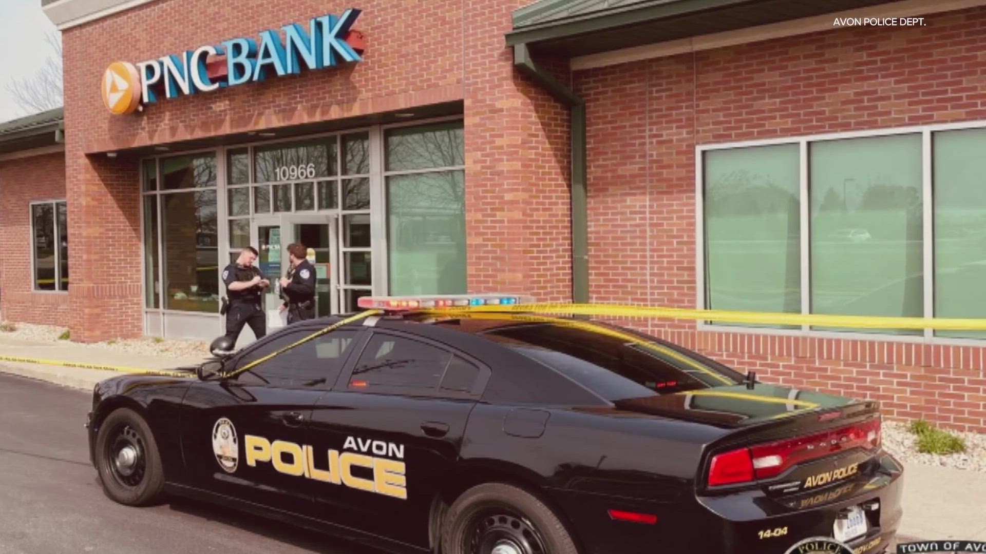 It happened at the PNC bank at IS 36 and Raceway Road.