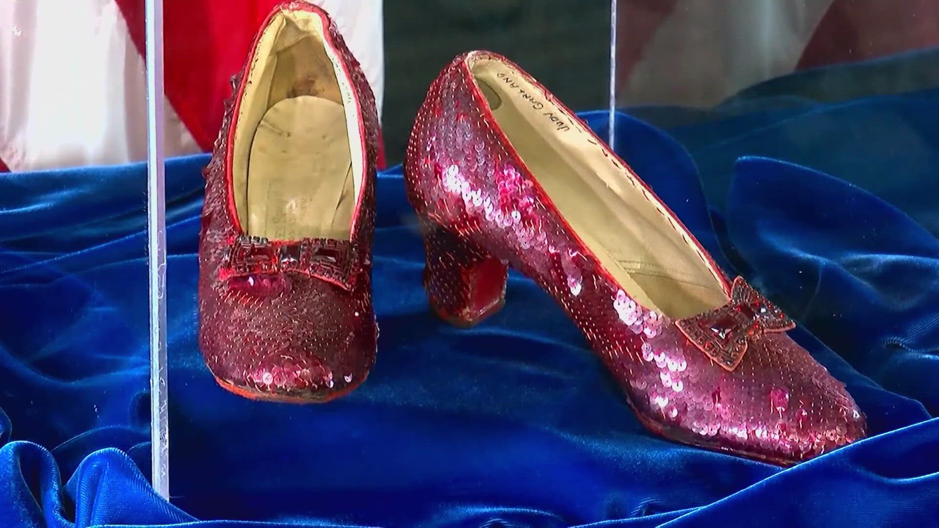 The iconic shoes were on loan to the Judy Garland Museum in Grand Rapids, Minnesota, when they were stolen in 2005.