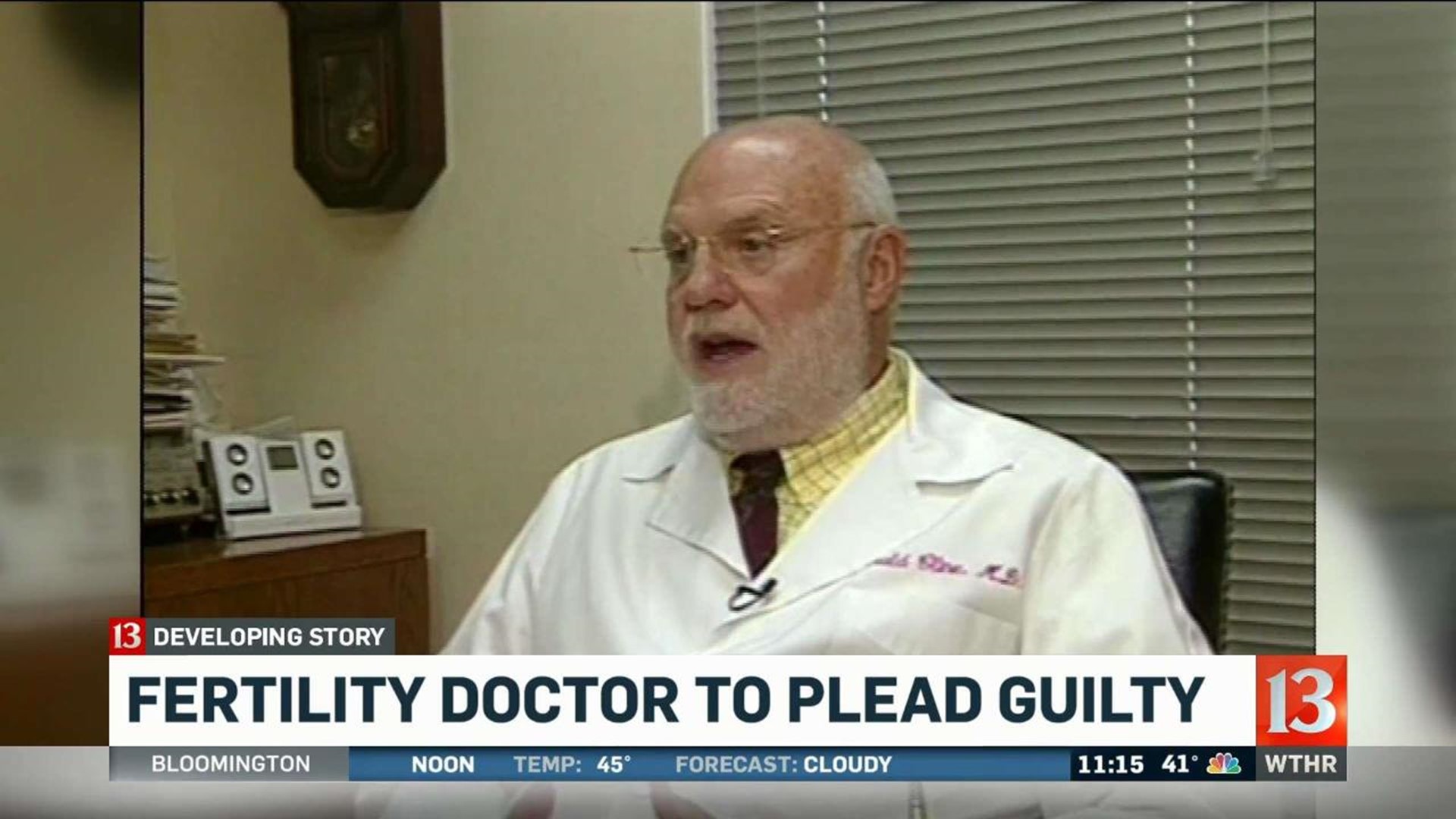 Fertility doctor to plead gilty