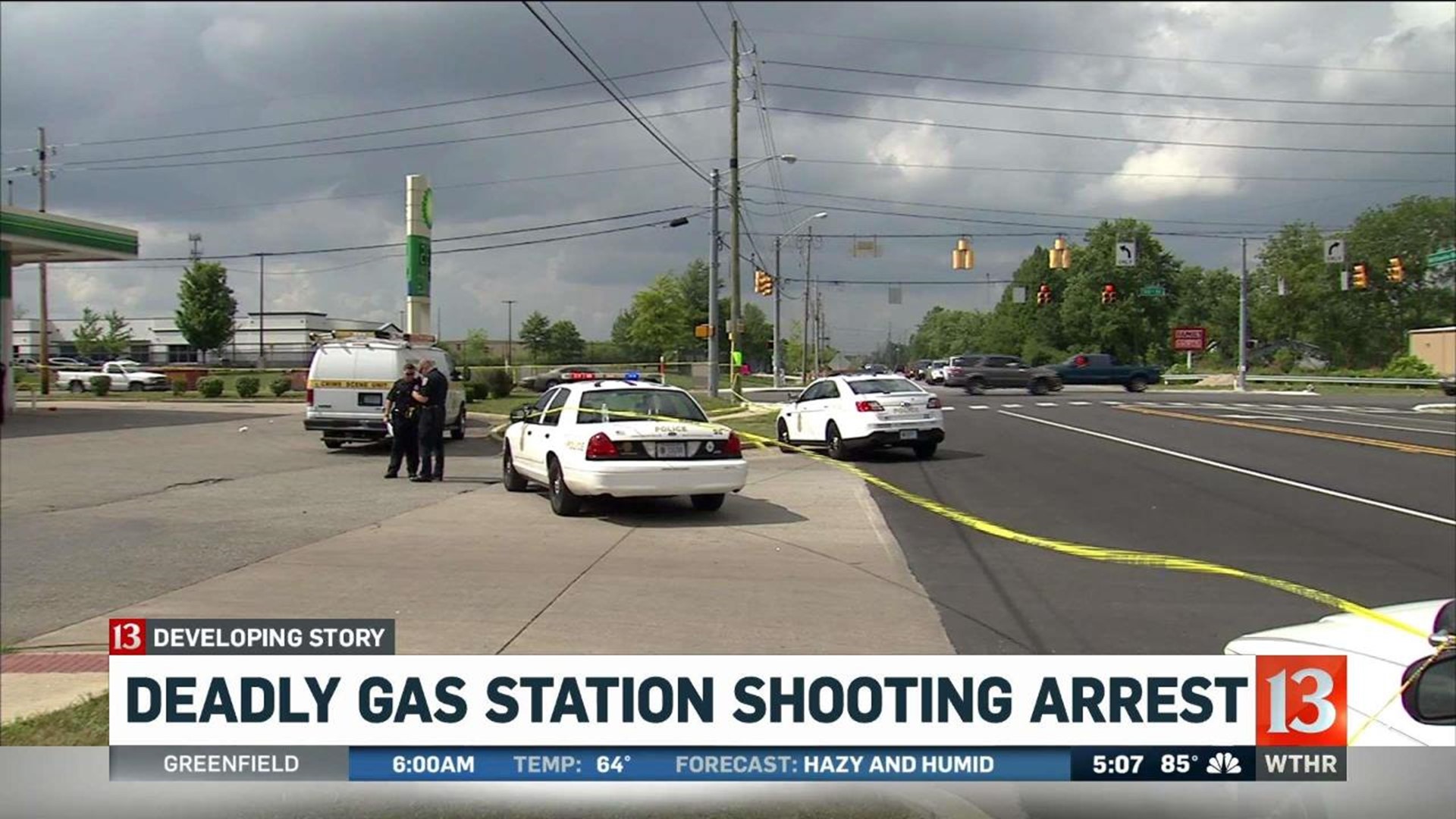 Deadly gas station shooting arrest