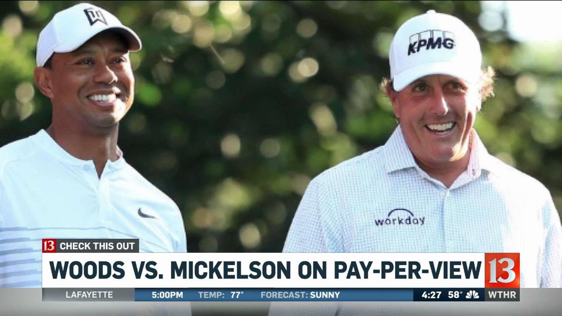 Tiger Woods And Phil Mickelson Face Off Wthr Com