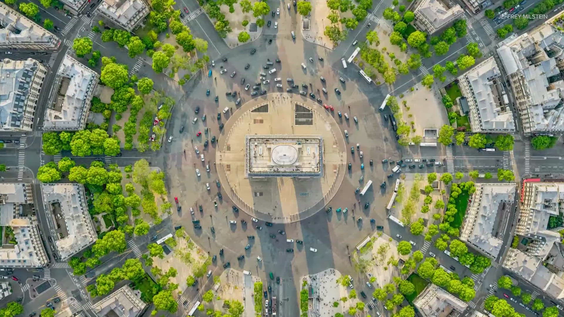 Jeffrey Milstein, 80, got the rare opportunity to board a helicopter and soar above the Olympic host city for some stunning pictures.