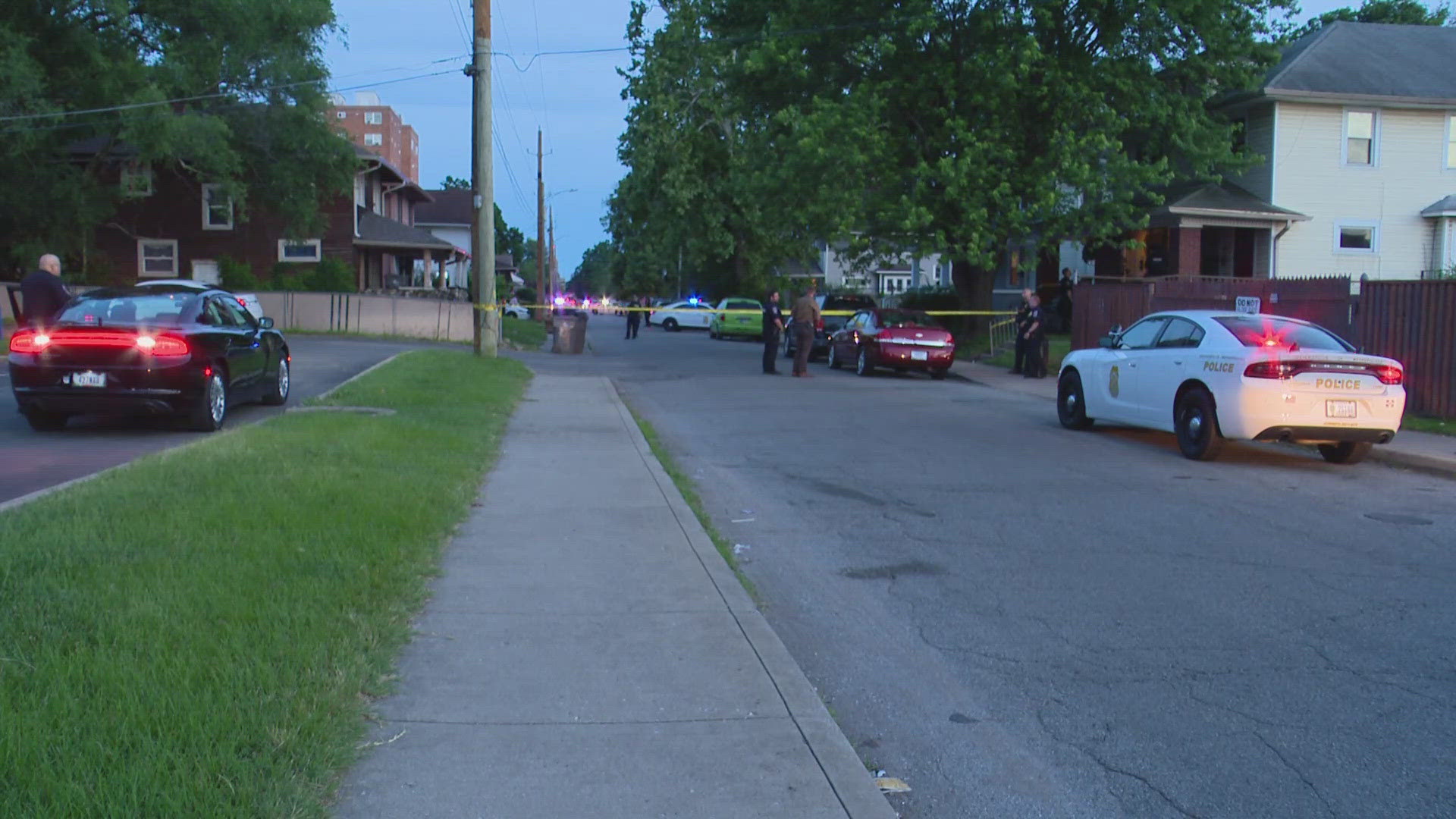 The shooting happened around 8:30 p.m. near 38th Street and Meridian Street on Indy's north side.