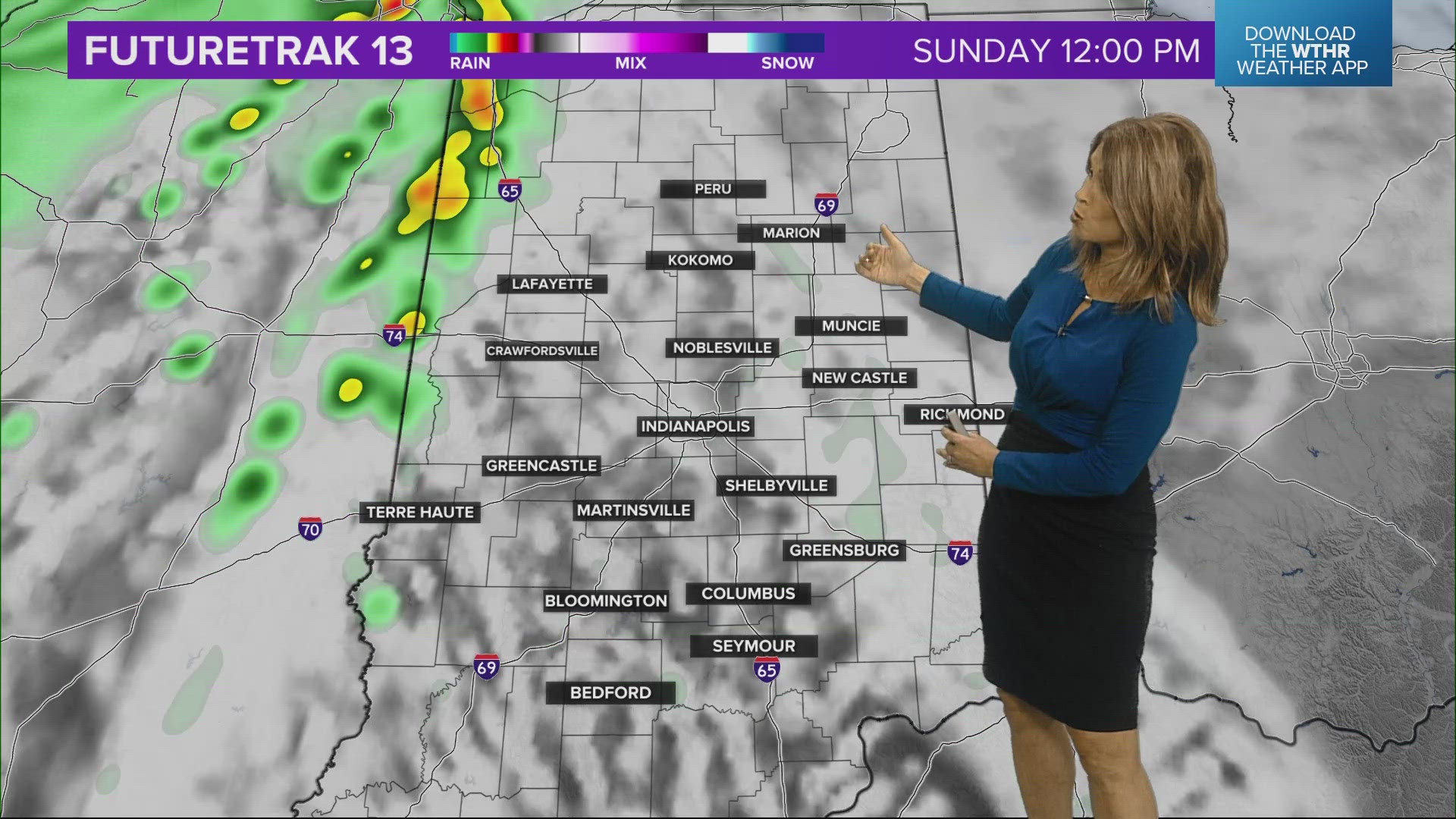 13News meteorologist Angela Buchman has a look at the weekend weather forecast in central Indiana.