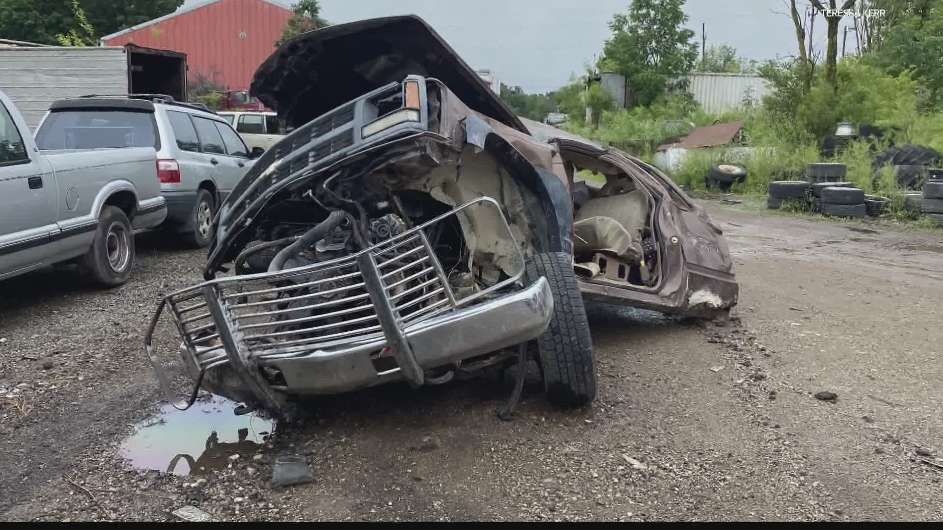 Koaldon Kerr is on the road to a miracle recovery after a train struck his truck on a rural Fountain County road.