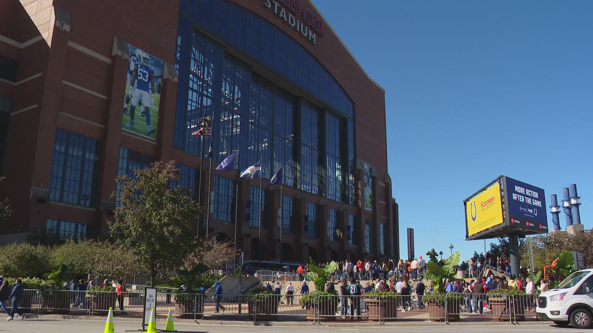 The Colts host the Houston Texans on Sunday. Gina Glaros is at Lucas Oil Stadium with what fans can expect this year.