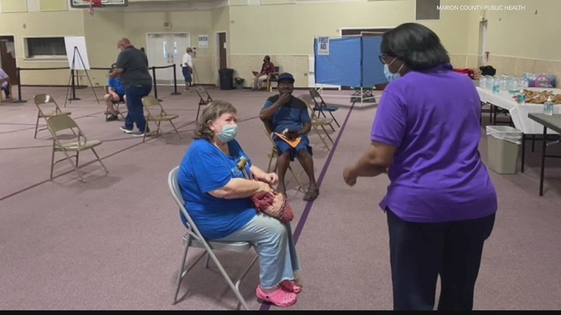 Health officials in Indianapolis want half of Marion County's population to be vaccinated against COVID-19 by July 1.