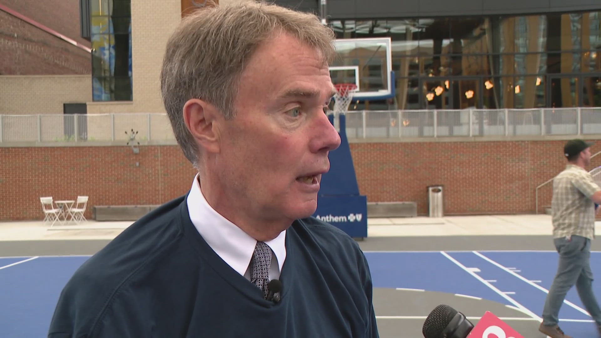 13News reporter Lauren Kostiuk talked with Indianapolis Mayor Joe Hogsett about his plans to bring an MLS franchise to the city.