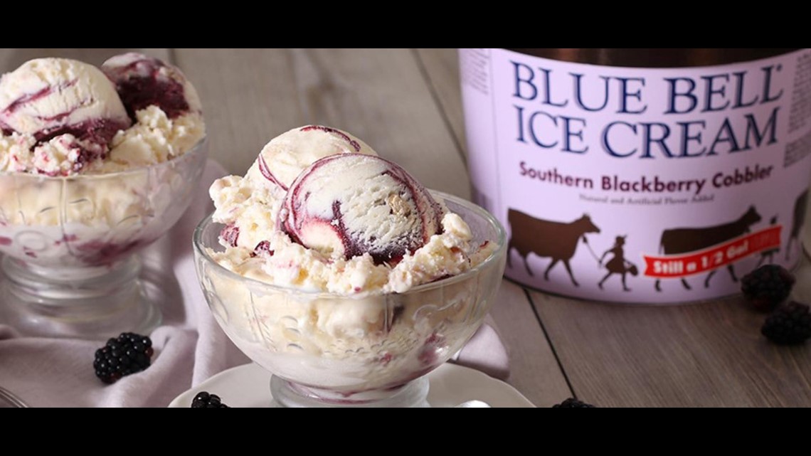 Blue Bell brings back Southern Blackberry Cobbler ice cream for summer