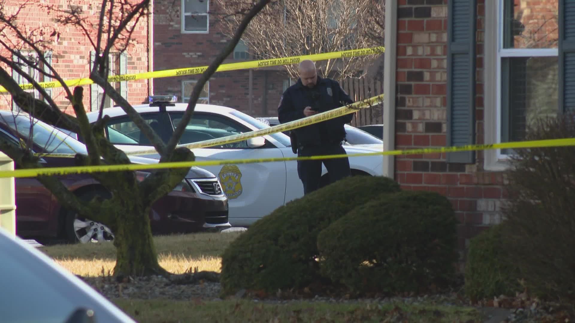 Arriving officers found a man who had been shot and was lying between two apartment buildings. He was pronounced dead at the scene by medics.