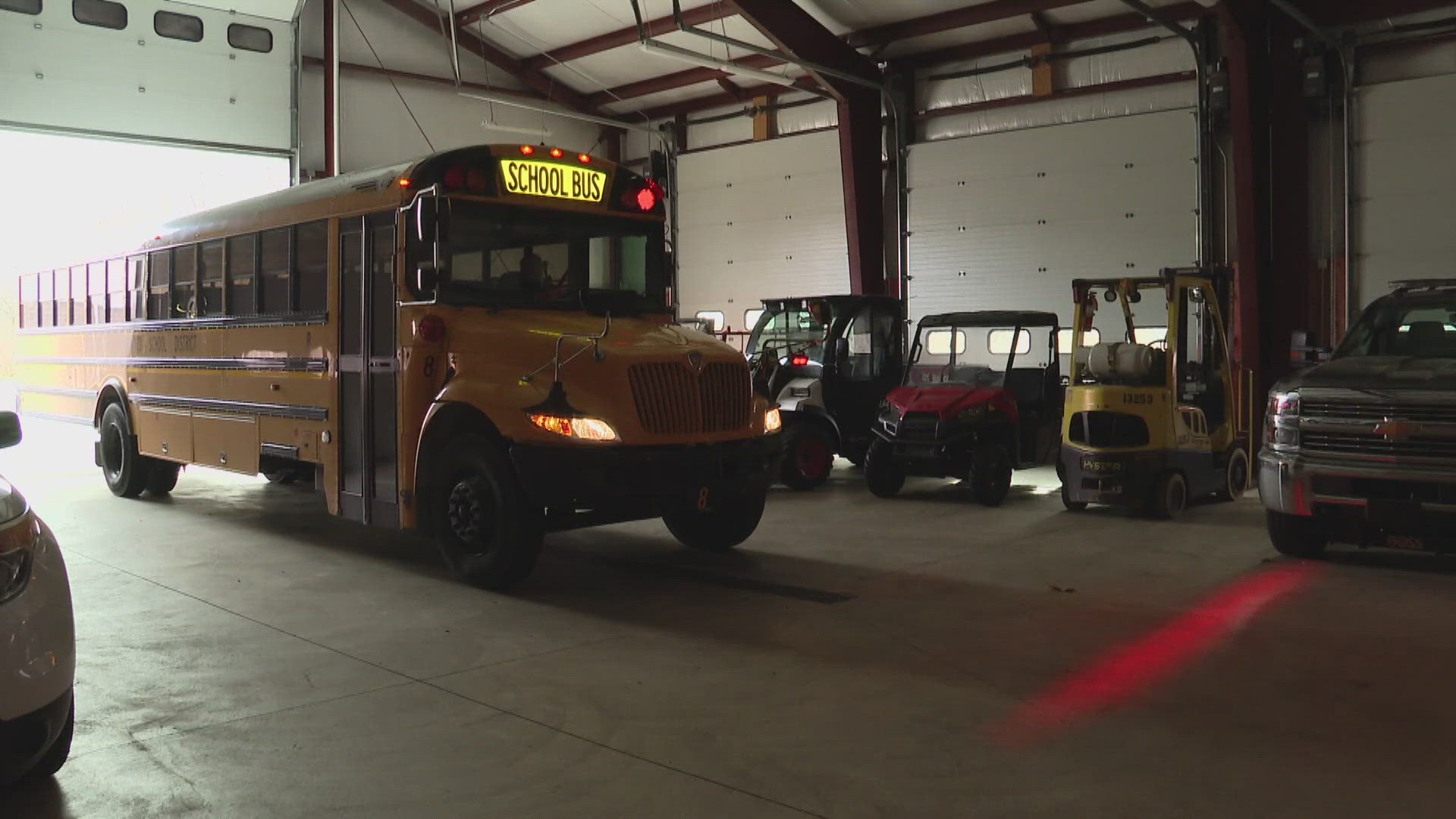 Two buses have been equipped with this technology so far.