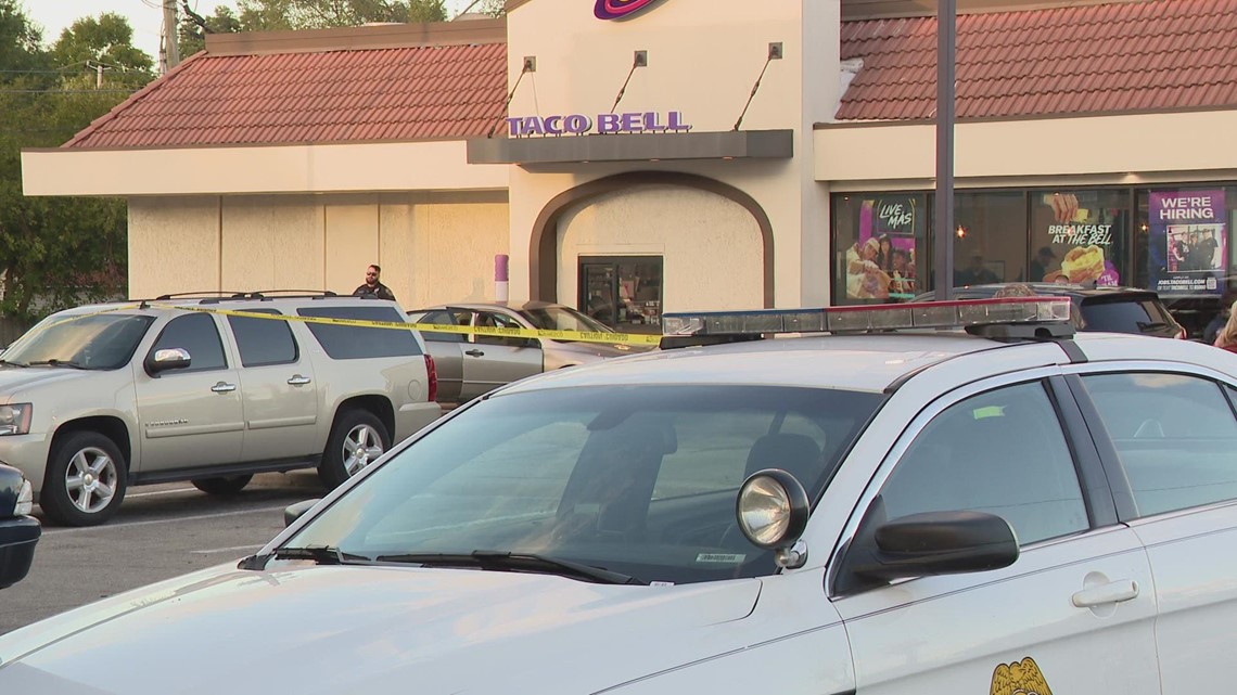Man shot outside west side Taco Bell