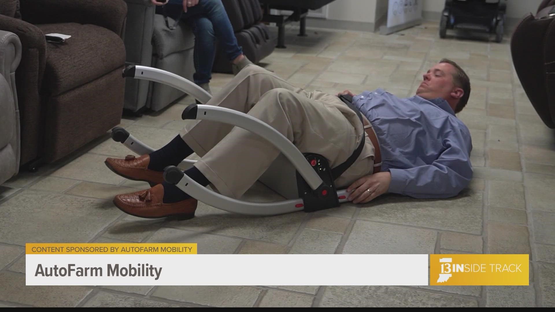 AutoFarm Mobility introduces two products that help those with neuromuscular diseases and other mobility issues that tend to fall often.
