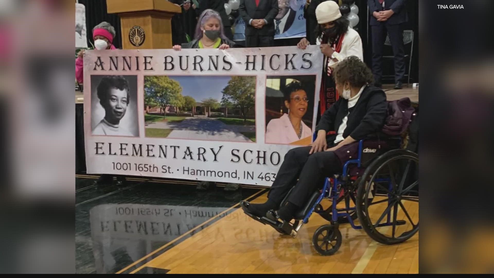 Hicks was Hammond's first Black teacher. A school was named in her honor.