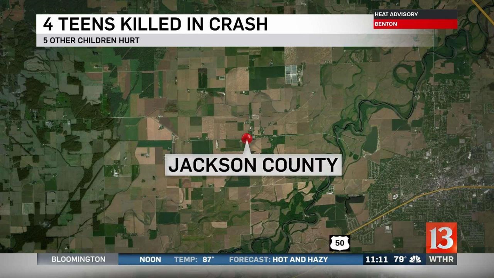 4 Teens Killed in Jackson County Crash