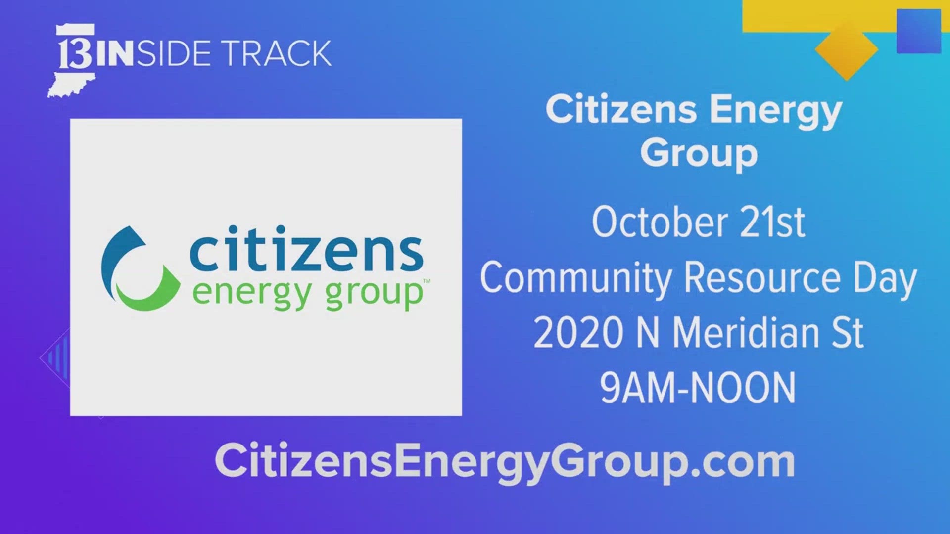 Citizens Energy is hosting a Community Resource Day on October 21st to educate the public about energy efficiency, safety, and available aid programs.