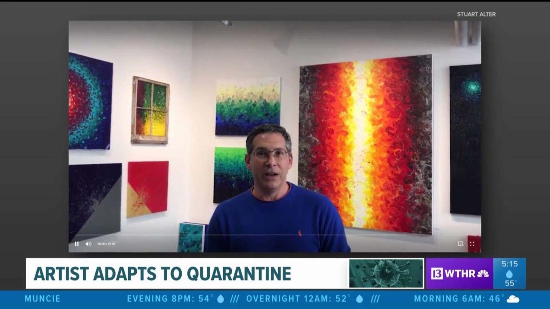 Artist adapts to quarantine