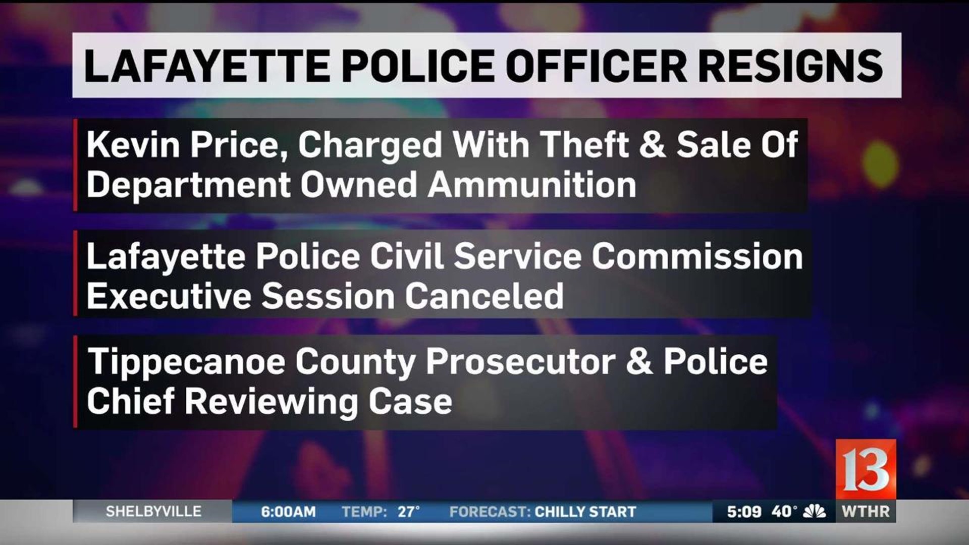 Lafayette officer resigns