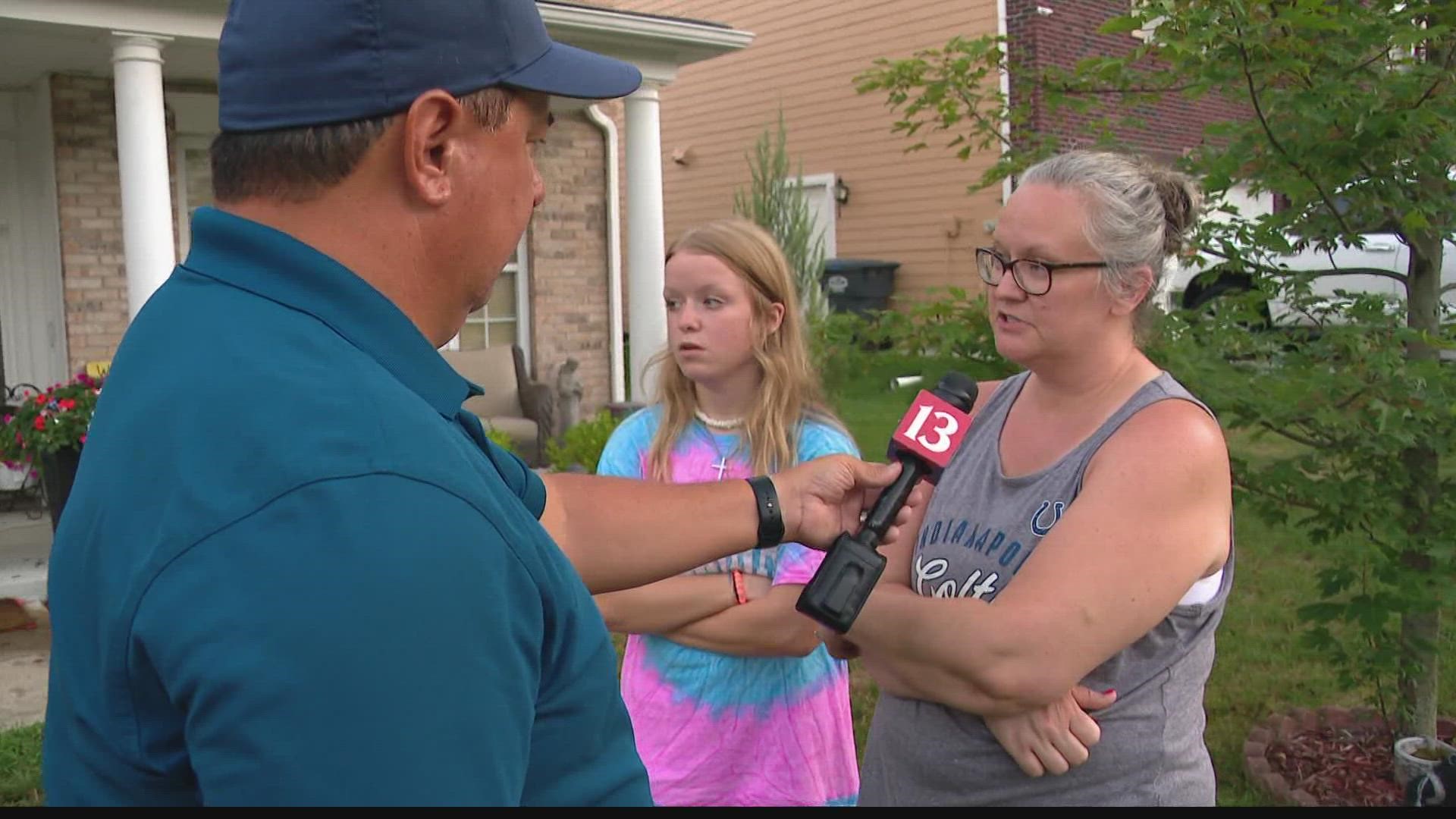 Alison Dick told 13News how she learned her 12-year-old daughter, Bella, had a piece of a bullet lodged in her back next to her spine following Sunday's shooting.