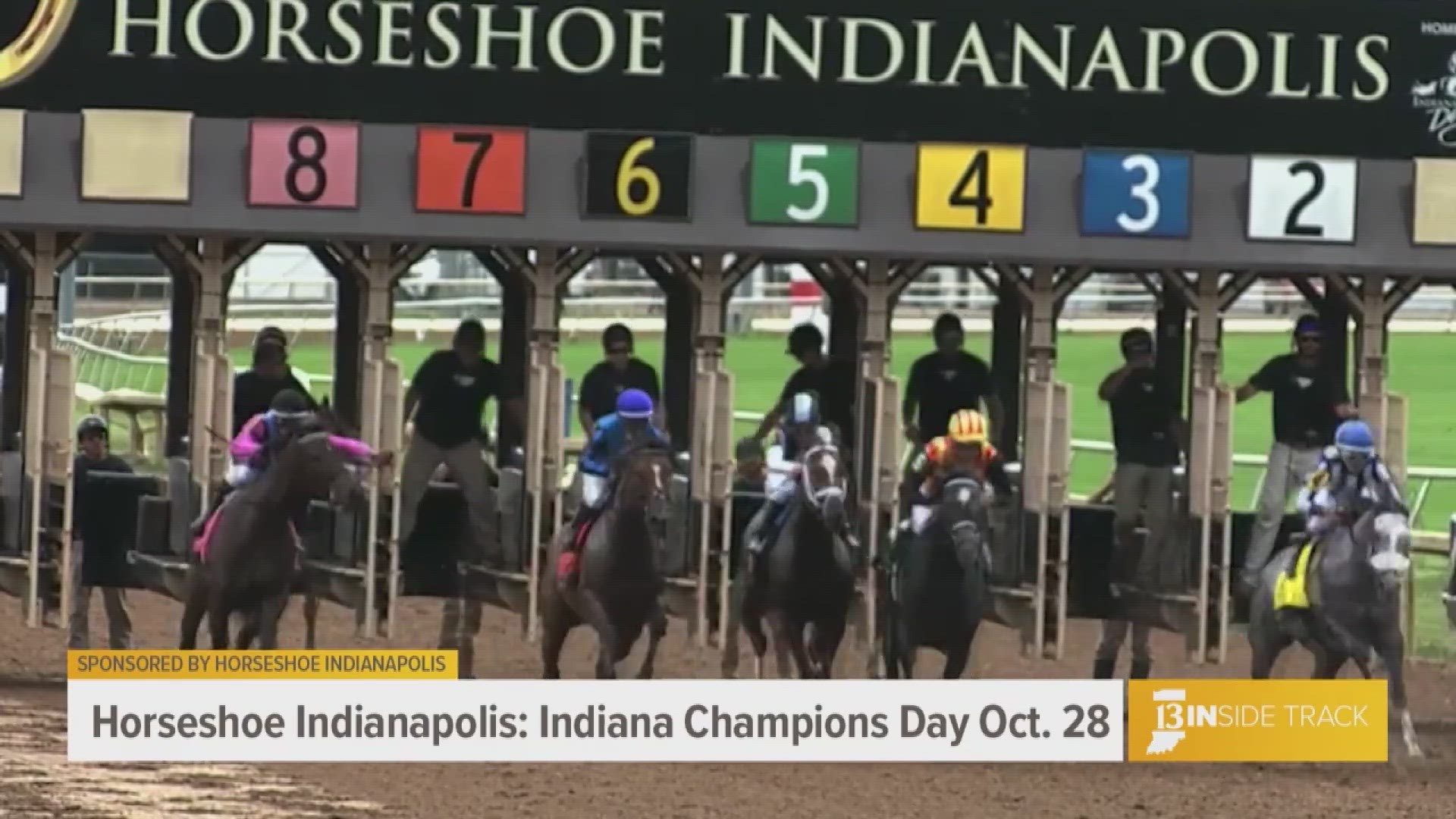 Indiana Champions Day is Oct. 28 at Horseshoe Indianapolis. Activities for the whole family throughout the day and free admission.