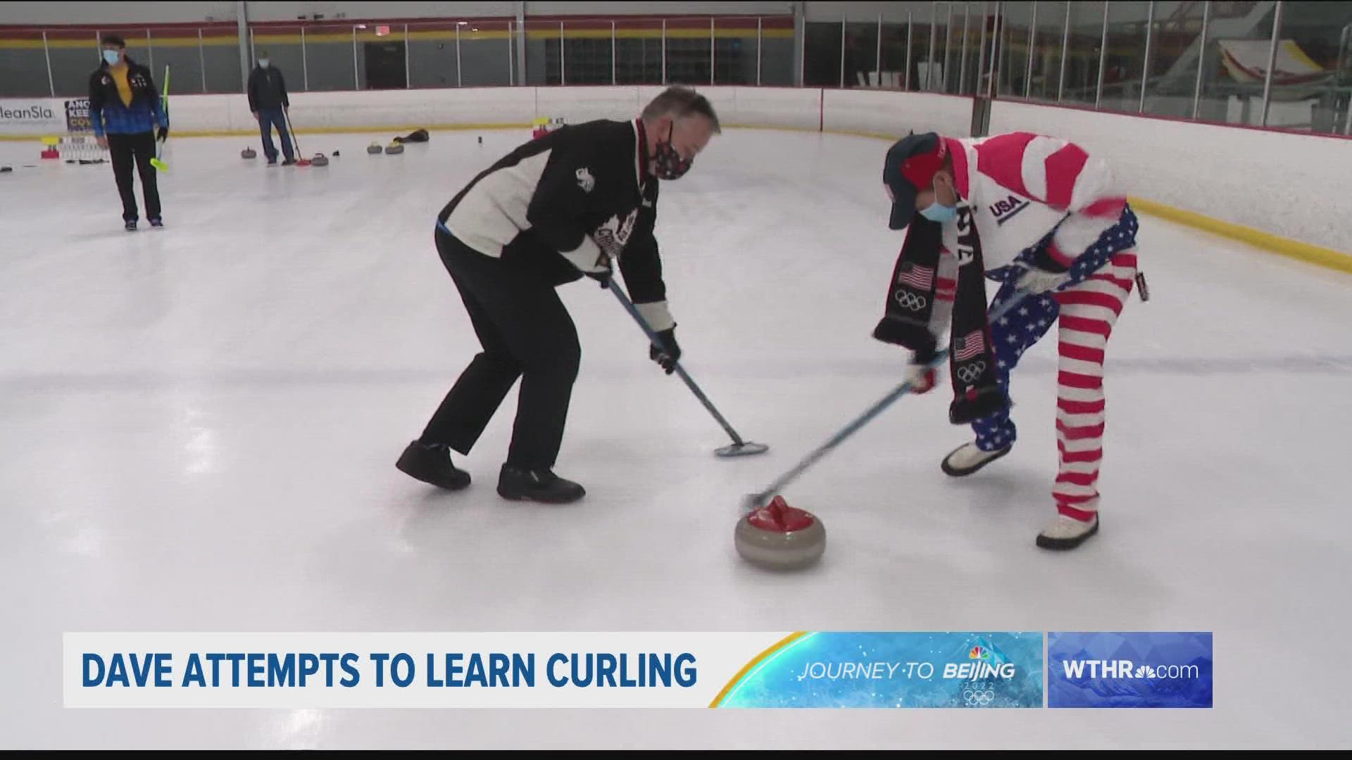 As we found out in a visit to the Circle City Curling Club, it's not as easy as it looks.
