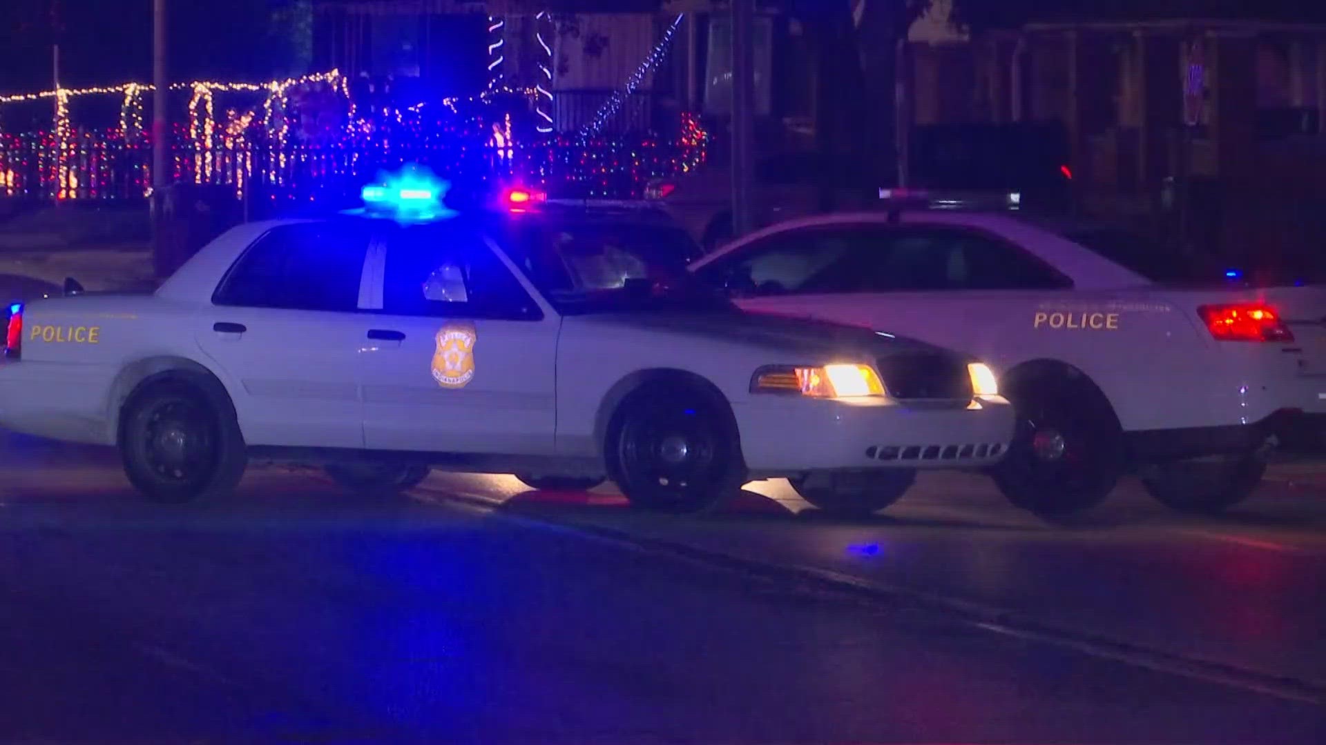 Metro police are trying to find the driver of a truck who hit a person in an Indianapolis street and then took off.