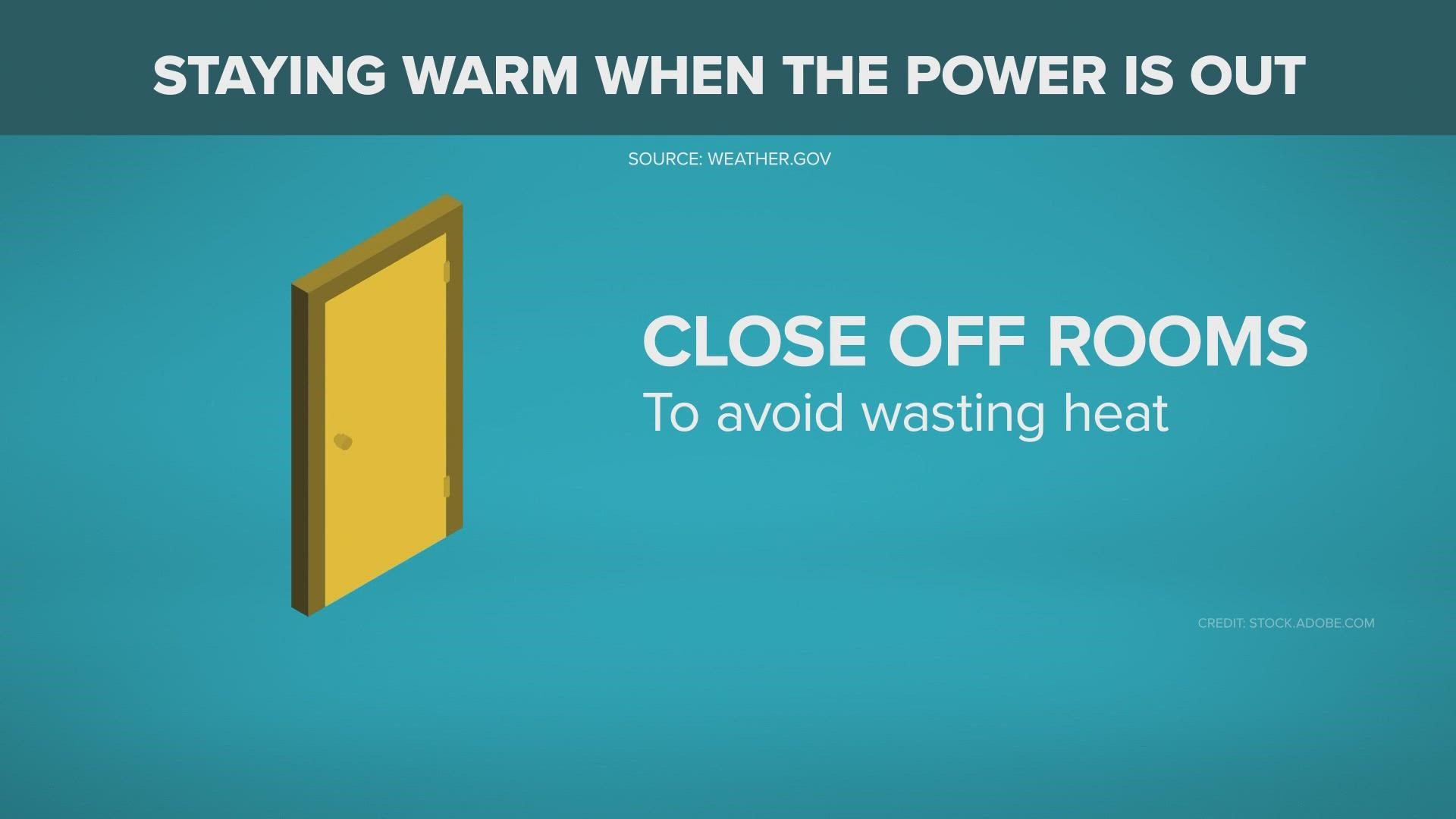 Here are some tips on how to stay warm if your power goes out.