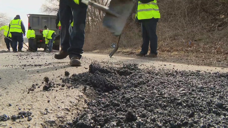 DPW: Access to hot asphalt mix, new Indy street funds should help accelerate pothole repairs