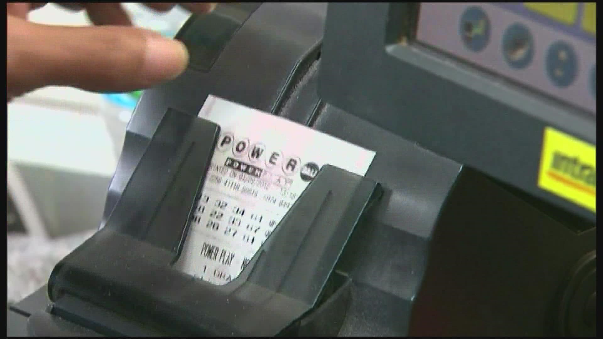 The ticket matched four out of five numbers and the Powerball.