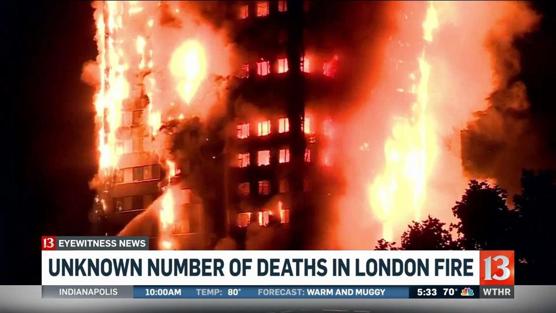 17 now confirmed dead in massive London high-rise fire | wthr.com