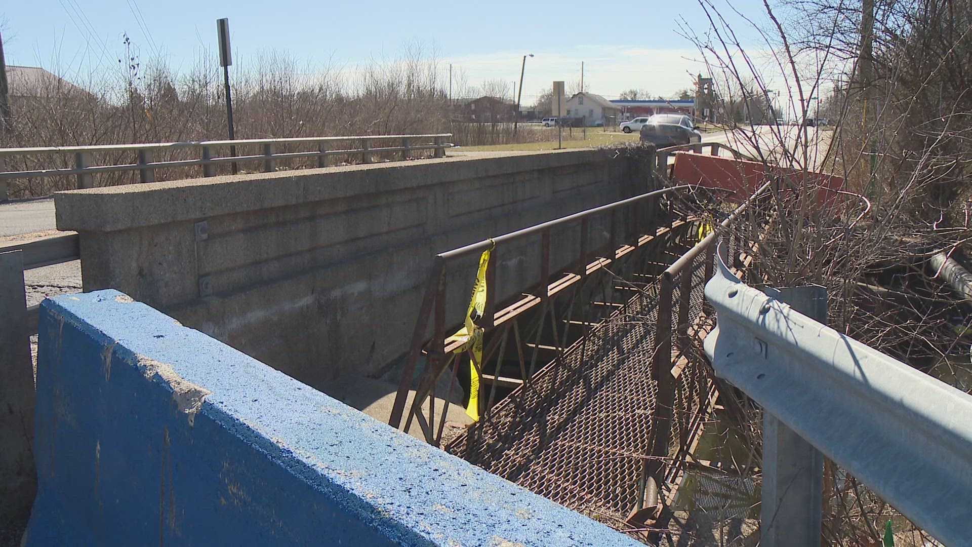 13News reporter Lauren Kostiuk takes a look at a dangerous bridge on Indy's far east side that is preventing Phalen Academy students from safely walking to school.