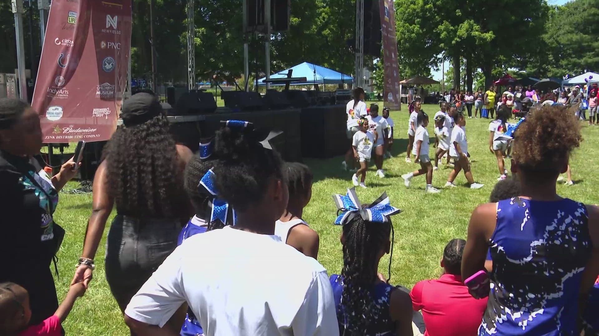 Over 15,000 people made their way over to Military Park to watch performances from dance and cheer groups and enjoy local food vendors and businesses.
