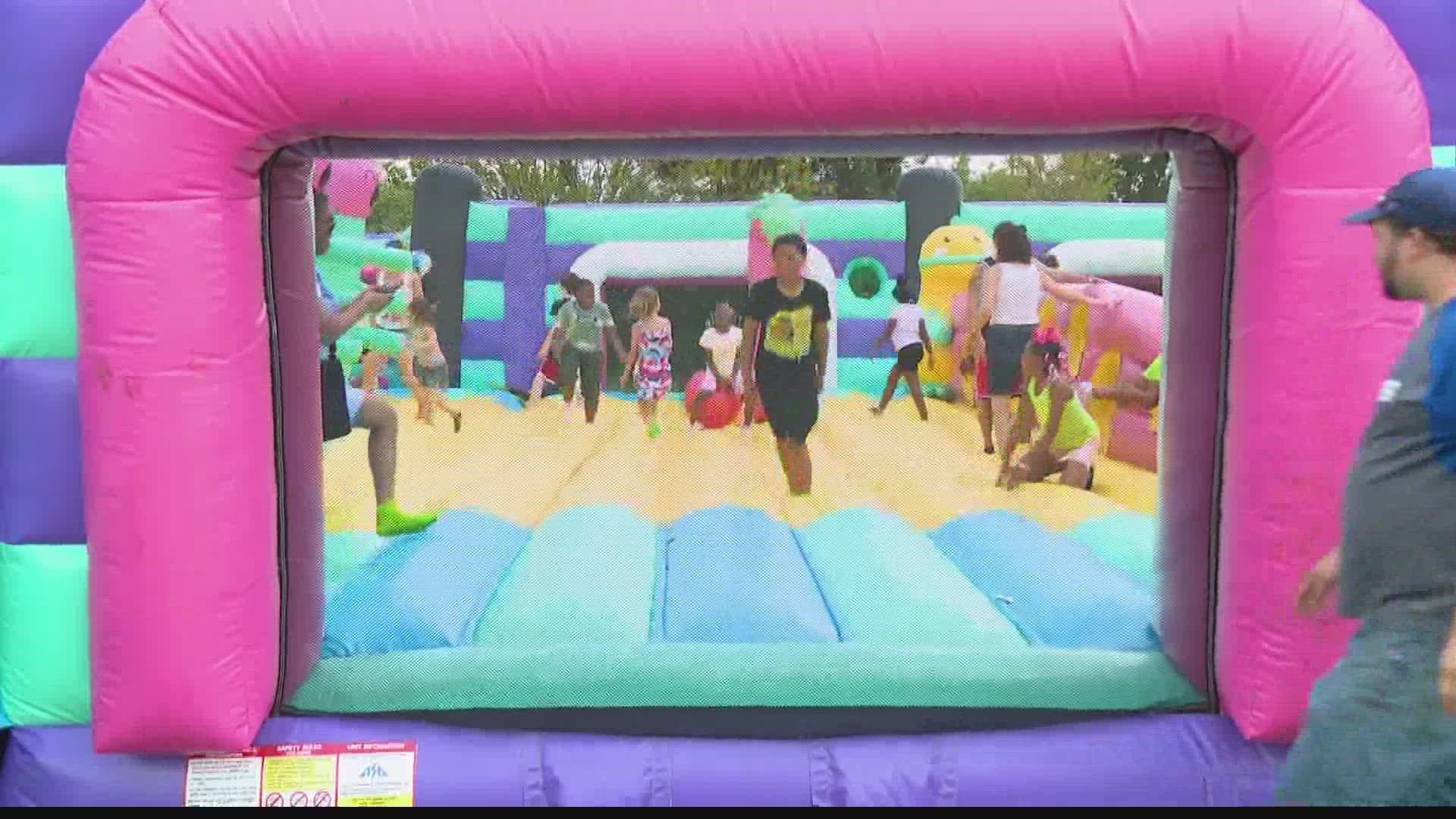 The Big Bounce America 2022 tour will inflate its four attractions at Waterman's Family Farm on the city's southeast side through Sunday, May 22.