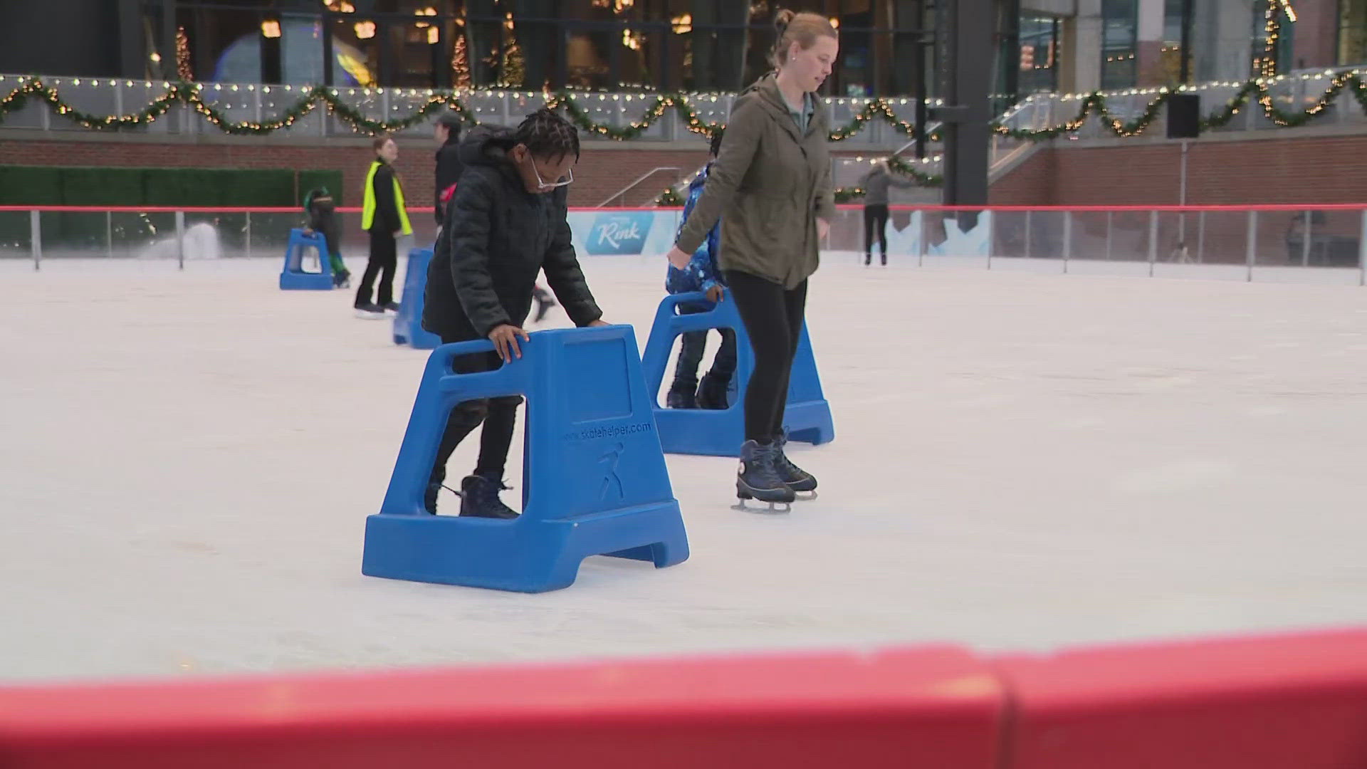 Elevance Health Rink opens at Morris Bicentennial Plaza downtown | wthr.com