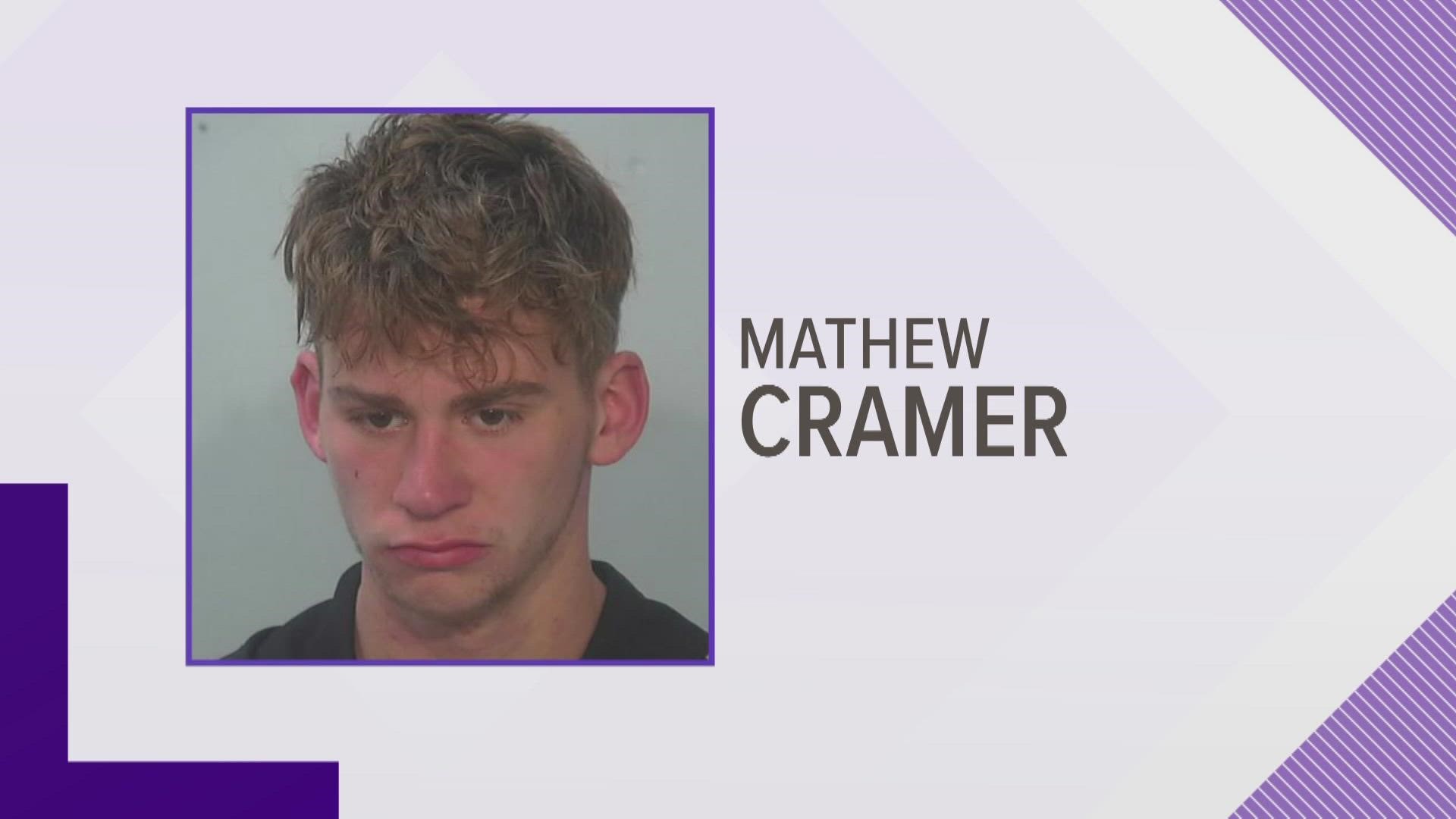 A jury found Mathew Cramer, 22, guilty of killing a man in 2021.