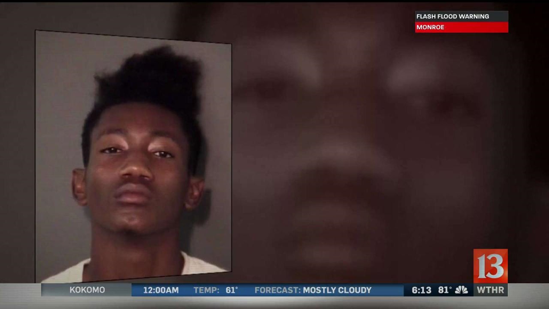 Burglary suspect caught, had machete wound inflicted by boy