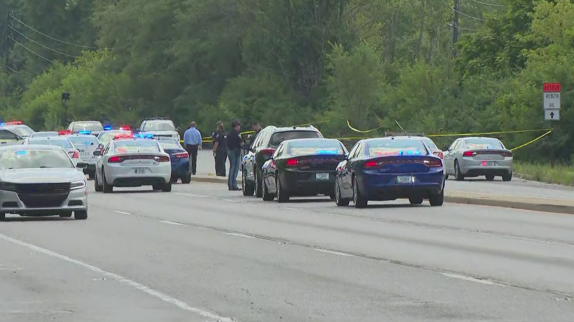 Around 12:20 p.m. police in Beech Grove pursued a stolen vehicle, which fled from officers.