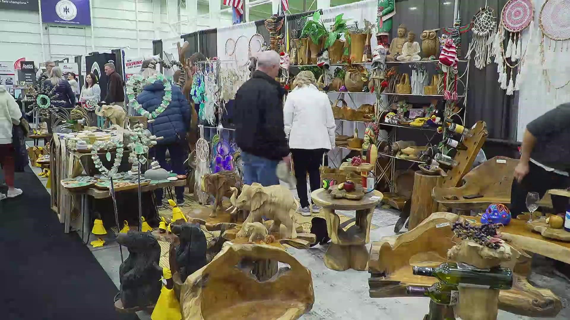 In addition to home improvement vendors, the three-day show in Hamilton County also showcases local small businesses and artisans.