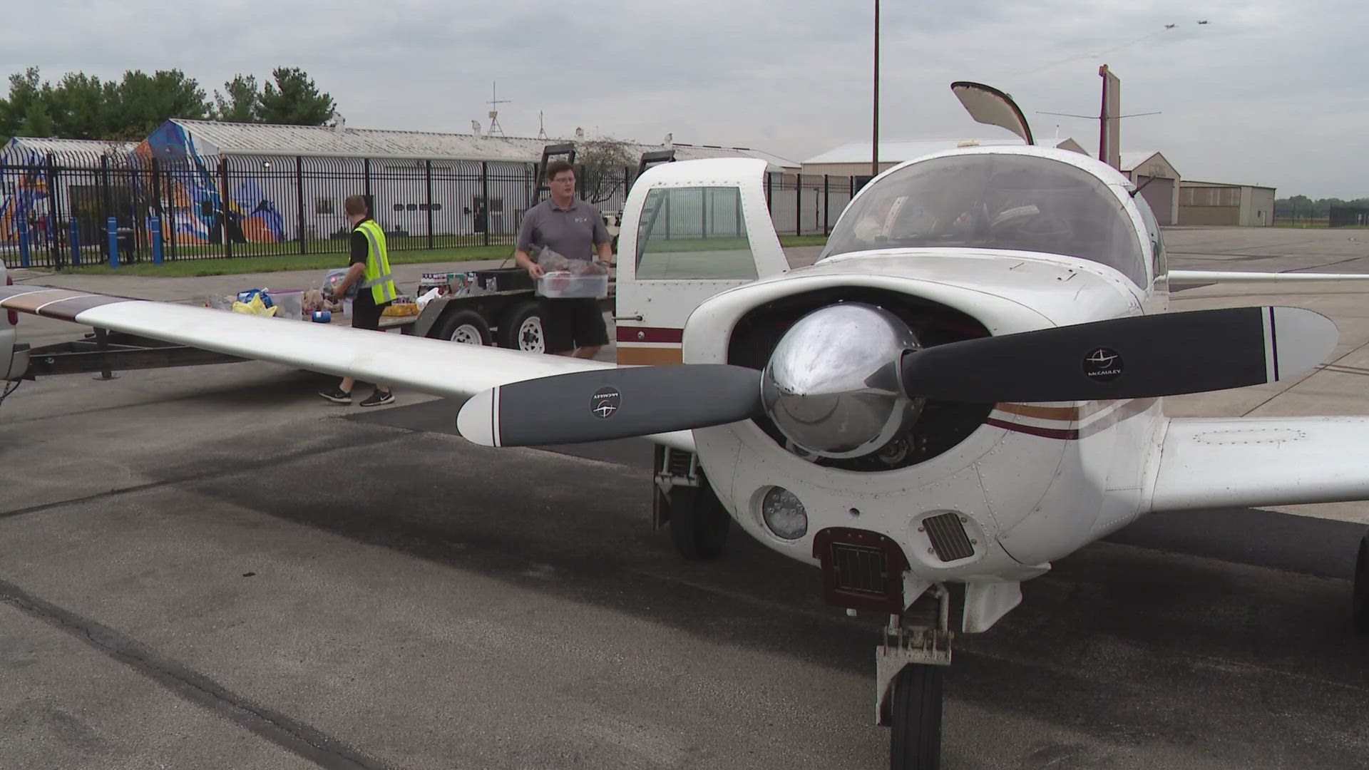 A group of Indiana pilots are delivering donations to areas of North Carolina ravaged by Hurricane Helene.