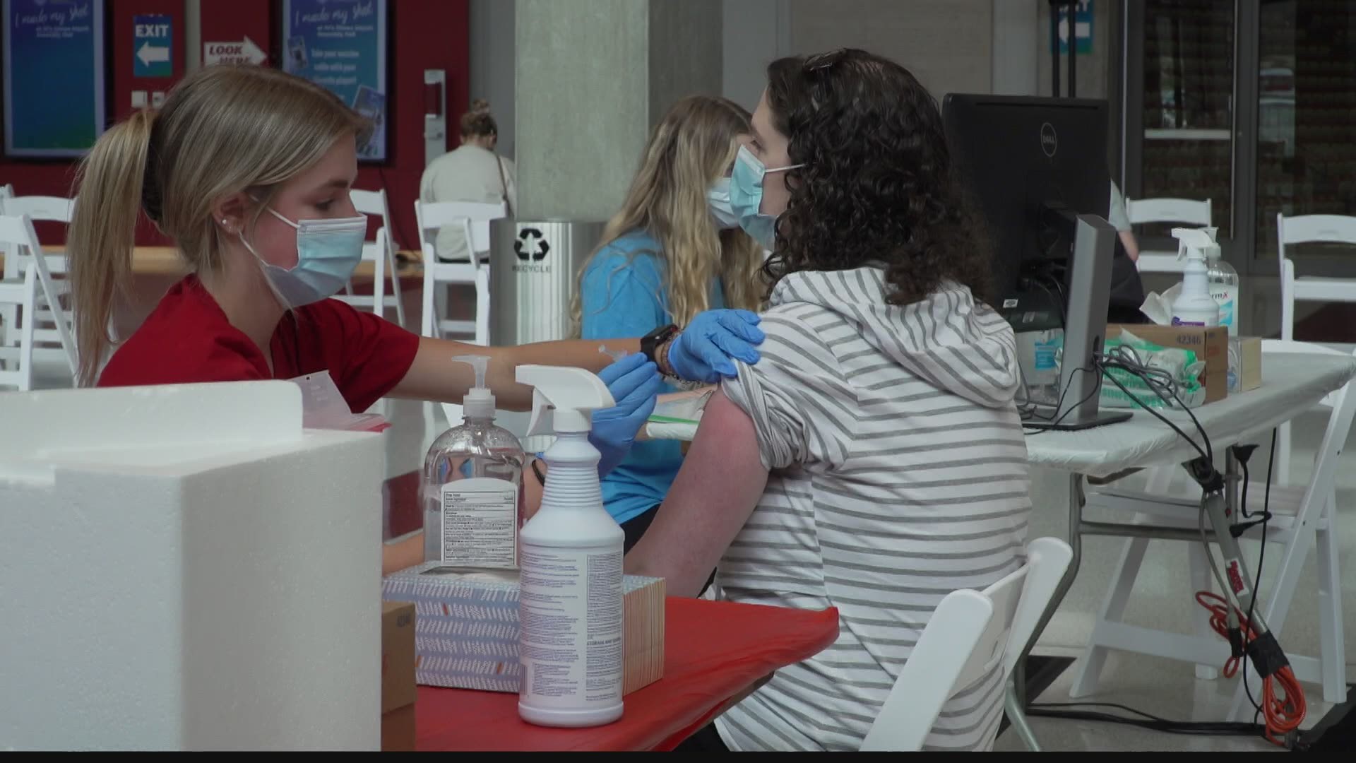 So far, six college campuses across the state are planning to vaccinate students starting next week.