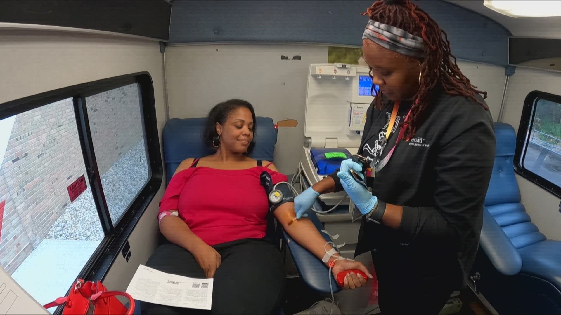 13News reporter Matthew Fultz was at a blood drive today and explains the need.