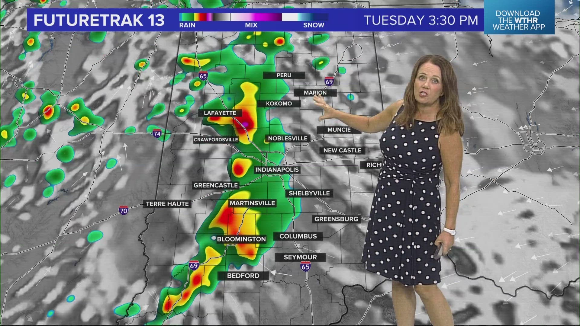 13News meteorologist Kelly Greene says rain might be possible during the final week of September in central Indiana.