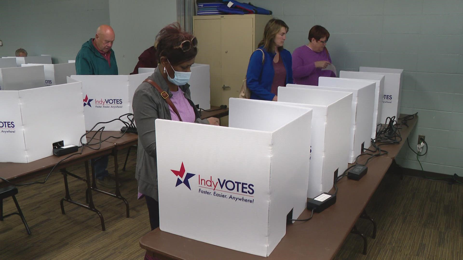 More than 20,000 Hoosiers here in Indianapolis have already cast their ballot ahead of Election Day.