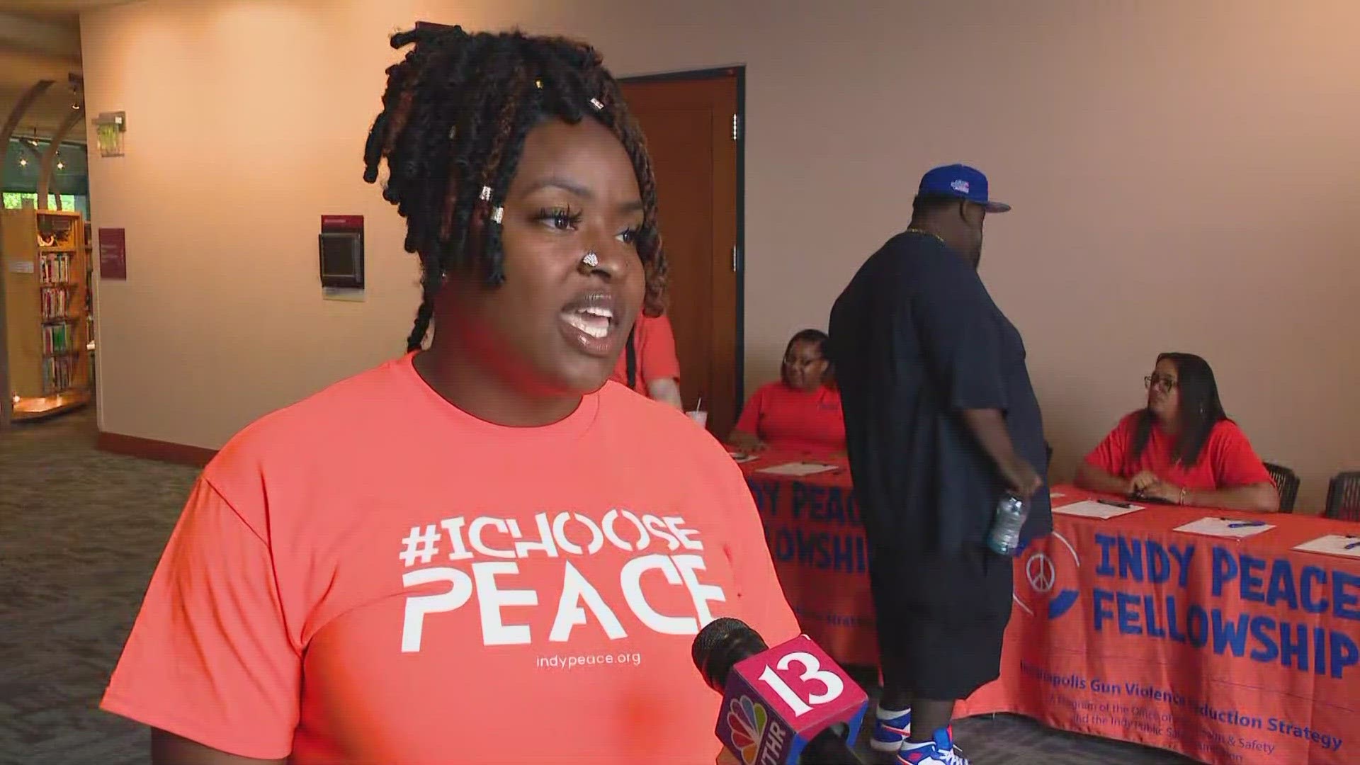 In just the last hour the city launched a campaign to stop gun violence in Marion County.