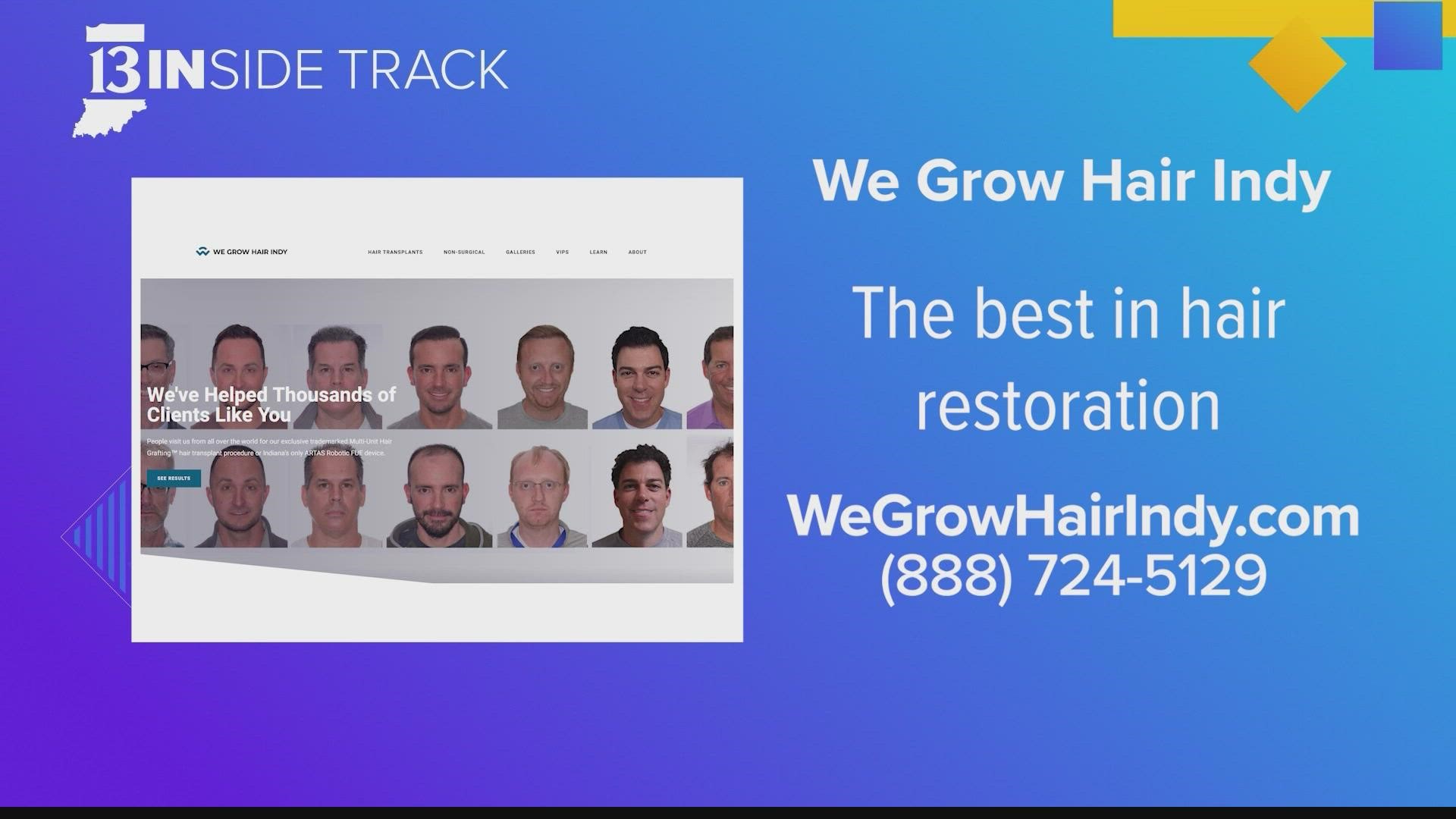 We Grow Hair Indy offers a free, private evaluation for hair restoration.