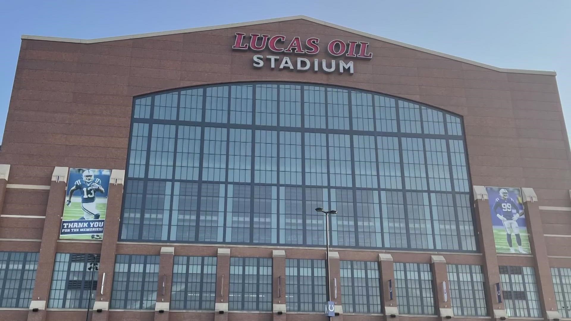 NFL Combine Preps At Lucas Oil Stadium